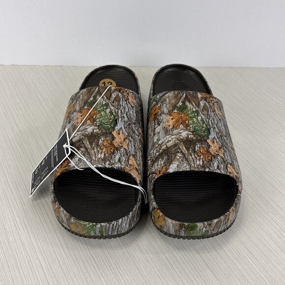 NIKE CALM REALTREE SLIDES_BAROQUE BROWN/BAROQUE BROWN IB2885-200 SIZE 12 - Picture 2 of 7